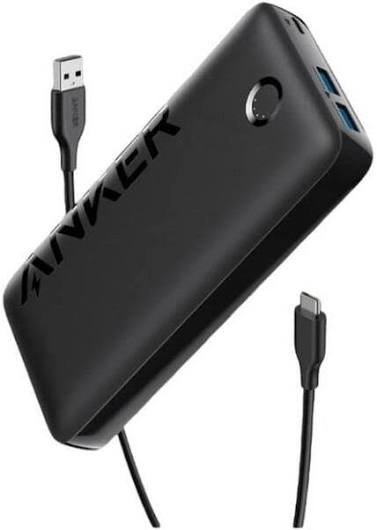 Anker 20,000mAh Power Bank 22.5W Built-in Cable